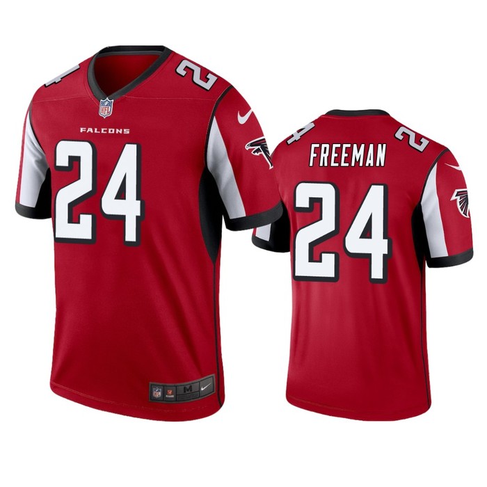 Atlanta Falcons #24 Devonta Freeman Red Legend Jersey - Mens