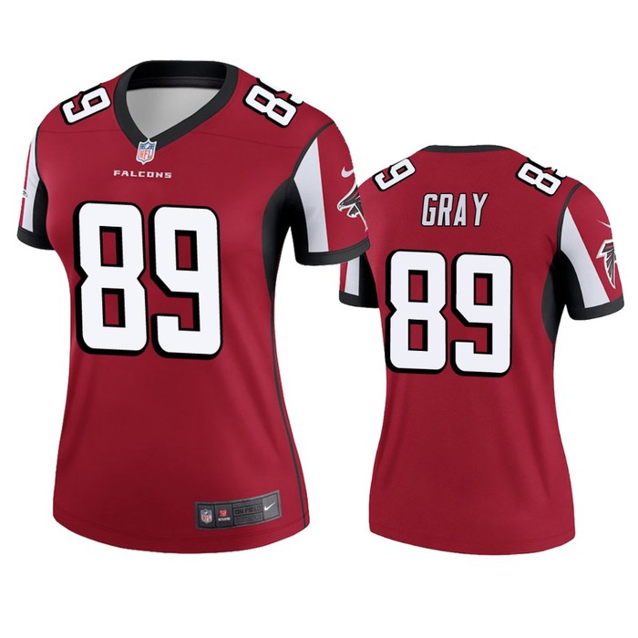 Atlanta Falcons #89 Alex Gray Red Legend Jersey - Womens