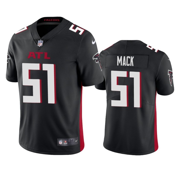 Atlanta Falcons Alex Mack Black 2020 Vapor Limited Jersey - Mens