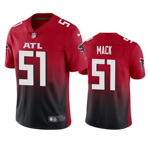 Atlanta Falcons Alex Mack Red 2020 2nd Alternate Vapor Limited Jersey - Mens