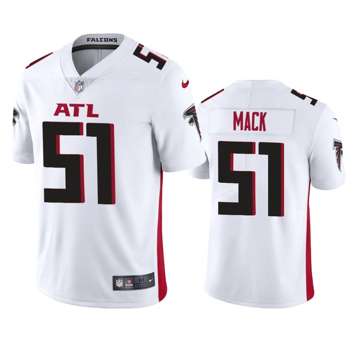 Atlanta Falcons Alex Mack White 2020 Vapor Limited Jersey - Mens