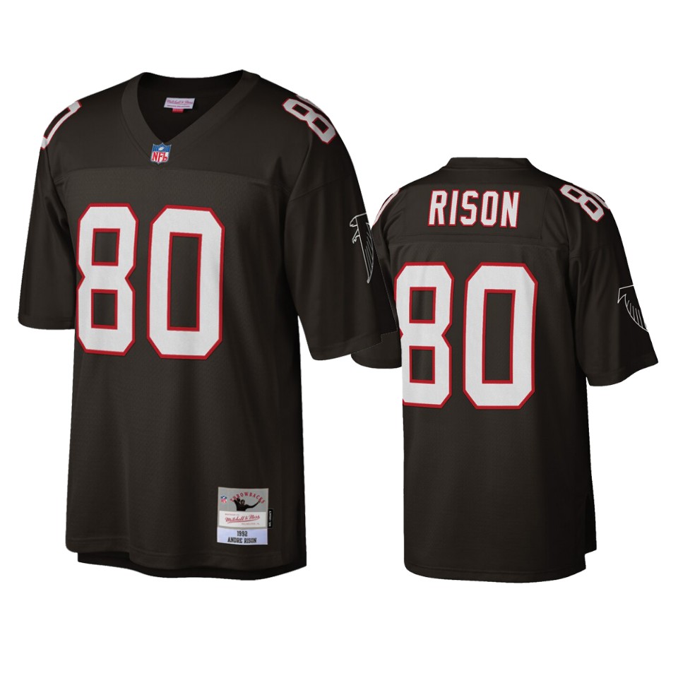 Atlanta Falcons Andre Rison Black Legacy Replica Jersey - Cocomos