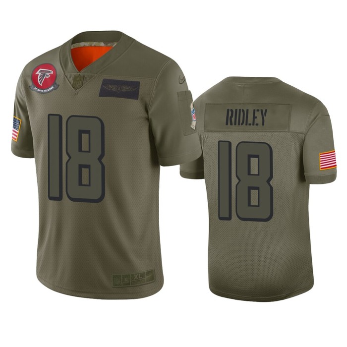 Atlanta Falcons Calvin Ridley Camo 2019 Salute To Service Limited Jersey