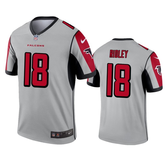 Atlanta Falcons Calvin Ridley Silver Inverted Legend Jersey