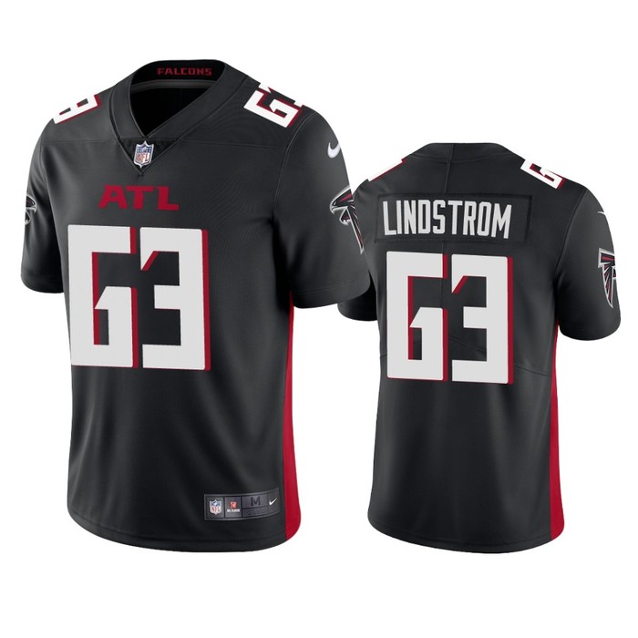 Atlanta Falcons Chris Lindstrom Black 2020 Vapor Limited Jersey - Mens