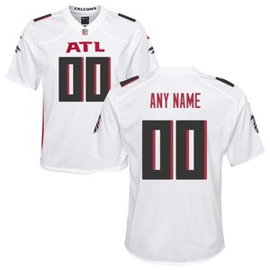 Atlanta Falcons Custom Game Jersey White Custom Jerseys Nfl