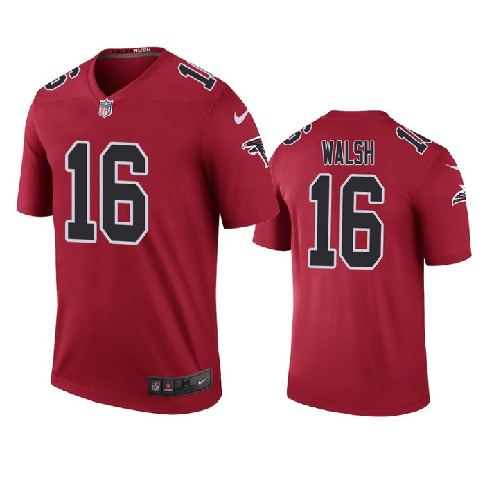 Atlanta Falcons Danny Etling Red Color Rush Legend Jersey