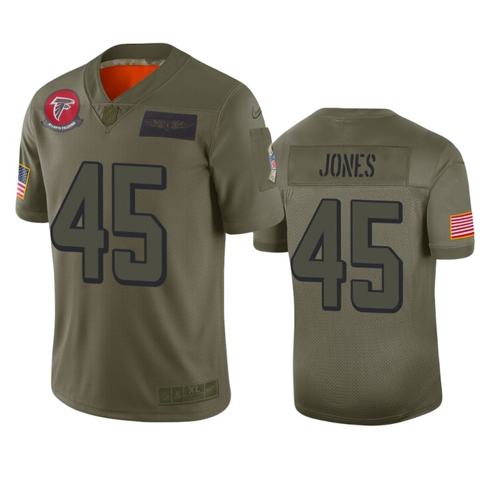 Atlanta Falcons Deion Jones Camo 2019 Salute To Service Limited Jersey