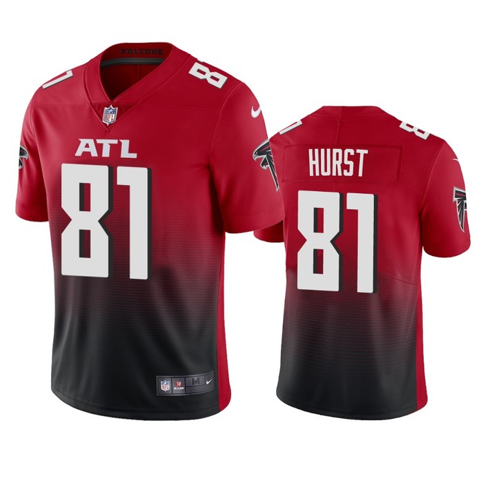 Atlanta Falcons Hayden Hurst Red 2020 2nd Alternate Vapor Limited Jersey - Mens