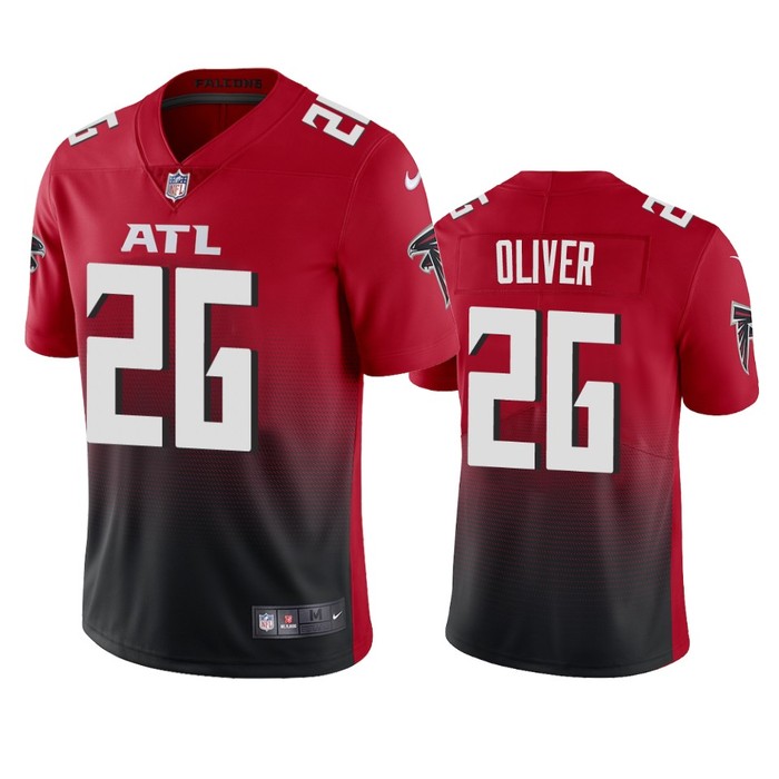 Atlanta Falcons Isaiah Oliver Red 2020 2nd Alternate Vapor Limited Jersey - Mens