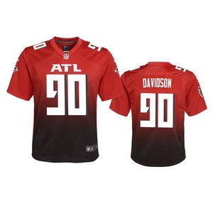 Atlanta Falcons Marlon Davidson Red 2020 Nfl Draft 2nd Alternate Game Jersey