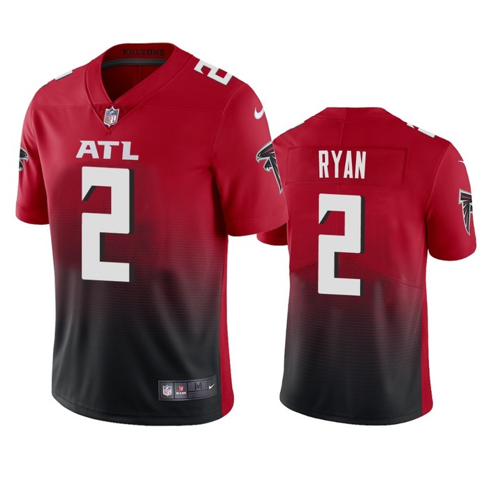 Atlanta Falcons Matt Ryan Red 2020 2nd Alternate Vapor Limited Jersey - Mens