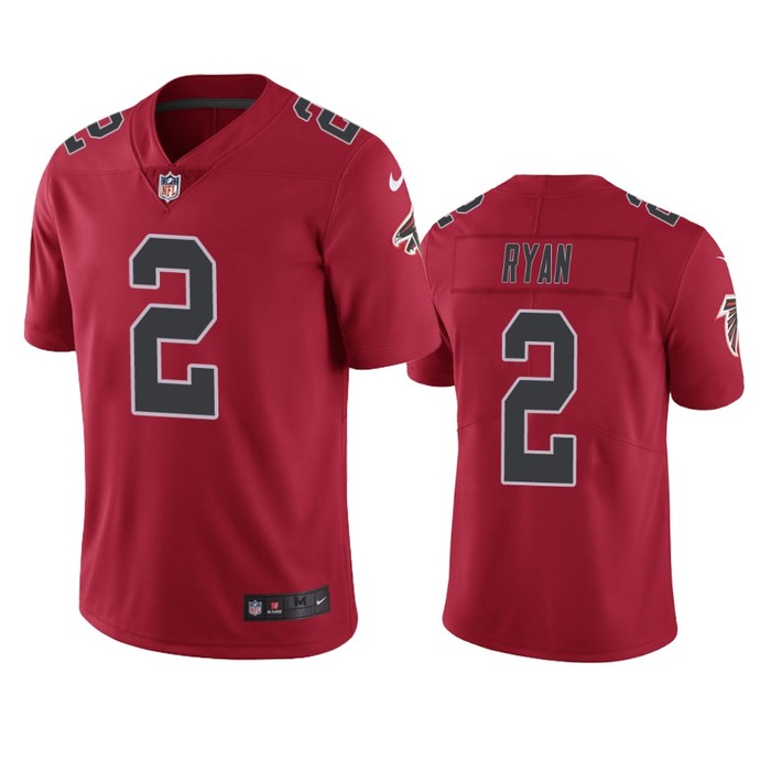 Atlanta Falcons Matt Ryan Red Nike Color Rush Limited Jersey