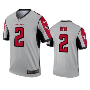 Atlanta Falcons Matt Ryan Silver Inverted Legend Jersey