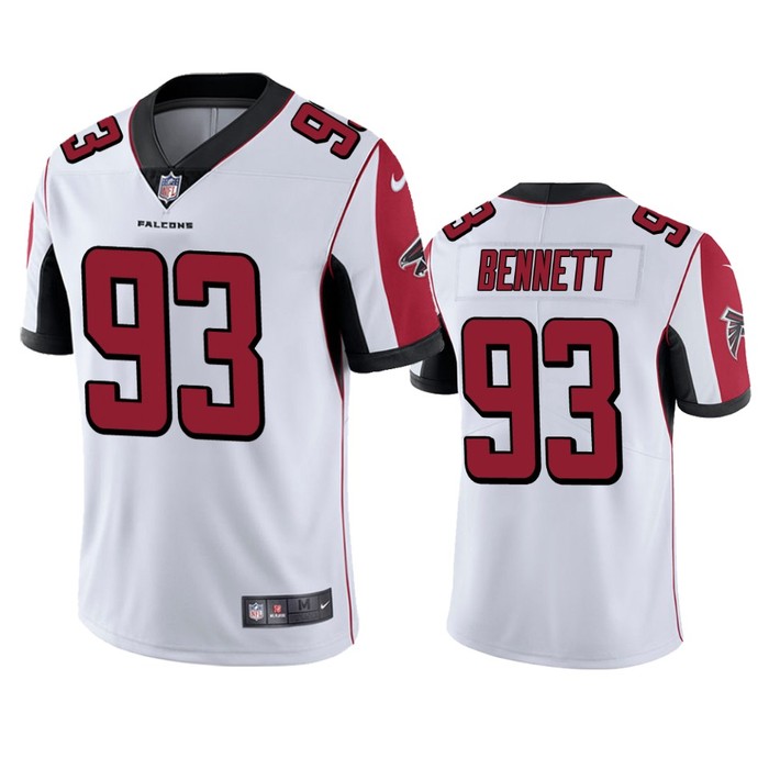 Atlanta Falcons Michael Bennett White Vapor Limited Jersey