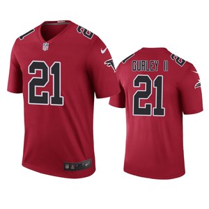 Atlanta Falcons Todd Gurley Red Color Rush Legend Jersey