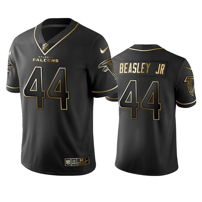 Atlanta Falcons Vic Beasley Jr Black Golden Edition 2019 Vapor Untouchable Limited Jersey - Mens