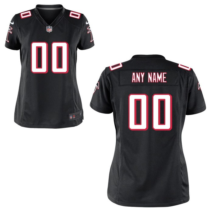 Atlanta Falcons Womens Replica Game Jersey Black Custom Jerseys Nfl