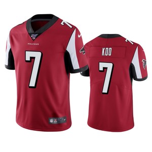 Atlanta Falcons Younghoe Koo Red 100th Season Vapor Limited Jersey