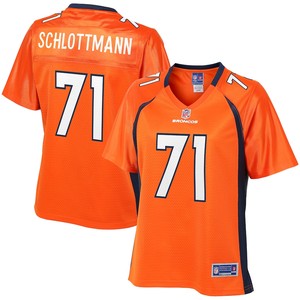 Austin Schlottmann Denver Broncos Nfl Pro Line Womens Player Jersey - Orange