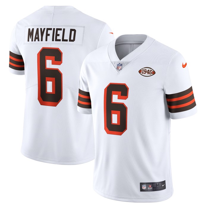 Baker Mayfield Cleveland Browns 1946 Collection Alternate Vapor Limited Jersey - White Nfl