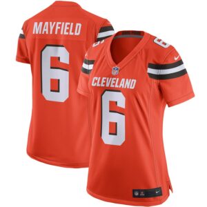 Baker Mayfield Cleveland Browns Nike Womens Player Game Jersey - Orange - Cocomos