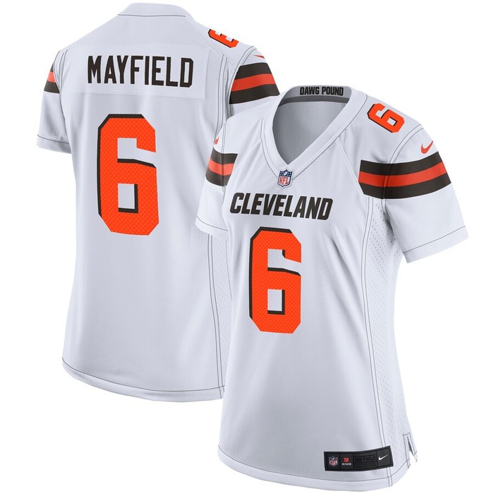 Baker Mayfield Cleveland Browns Nike Womens Player Game Jersey - White