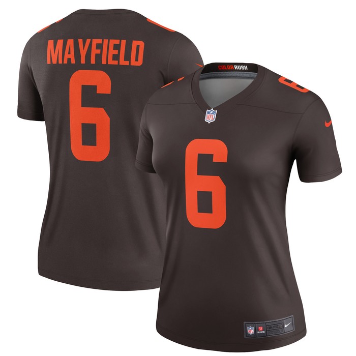 Baker Mayfield Cleveland Browns Womens Alternate Legend Jersey - Brown Nfl