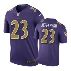 Baltimore Ravens #23 Tony Jefferson Nike Color Rush Purple Jersey - Cocomos