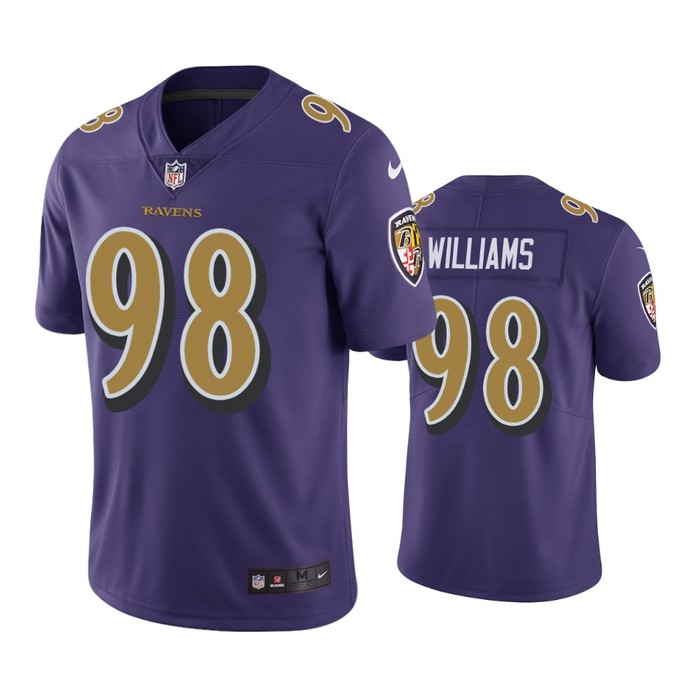 Baltimore Ravens Brandon Williams Purple Nike Color Rush Limited Jersey