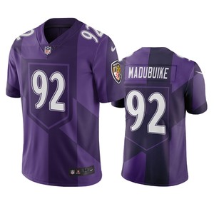 Baltimore Ravens Justin Madubuike Purple City Edition Vapor Limited Jersey