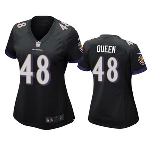 Baltimore Ravens Patrick Queen Black 2020 Nfl Draft Game Jersey