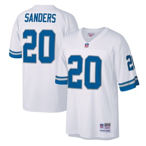 Barry Sanders Detroit Lions Mitchell & Ness Legacy Replica Jersey - White Nfl