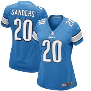 Barry Sanders Detroit Lions Nike Womens Retired Game Jersey - Blue