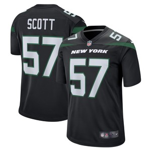 Bart Scott New York Jets Retired Player Jersey - Black Nfl