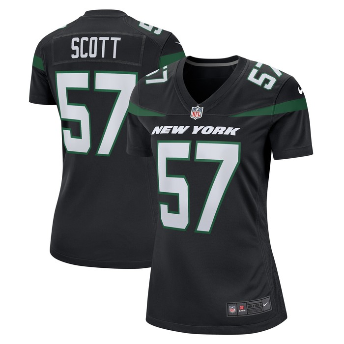 Bart Scott New York Jets Womens Retired Player Jersey - Black Nfl