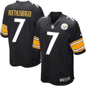 Ben Roethlisberger Pittsburgh Steelers Team Color Game Jersey - Black Nfl