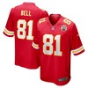 Blake Bell Kansas City Chiefs Game Player Jersey - Red Nfl