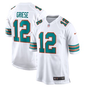 Bob Griese Miami Dolphins Retired Player Jersey - White Nfl