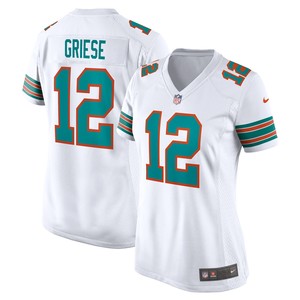 Bob Griese Miami Dolphins Womens Retired Player Jersey White Nfl