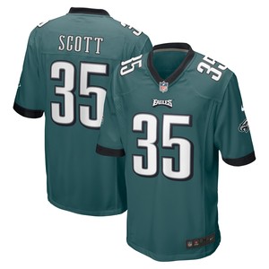 Boston Scott Philadelphia Eagles Game Jersey - Midnight Green Nfl