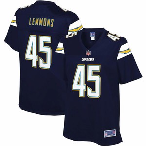 Bradford Lemmons Los Angeles Chargers Nfl Pro Line Womens Team Player Jersey - Navy