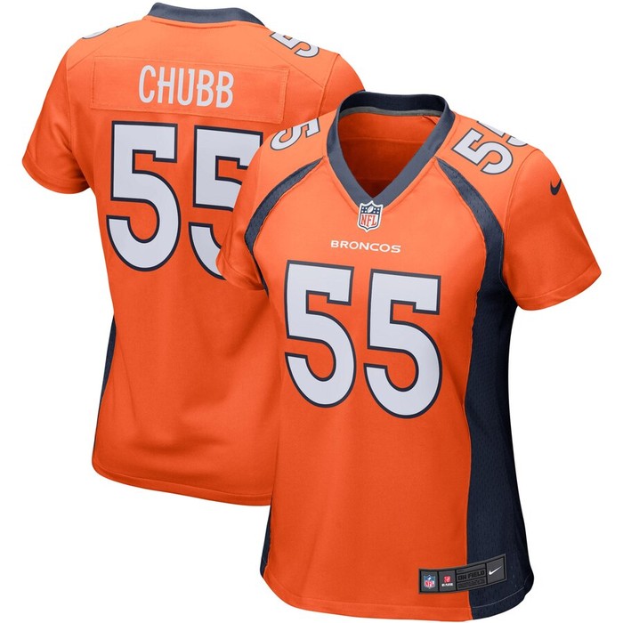 Bradley Chubb Denver Broncos Nike Womens Game Jersey - Orange