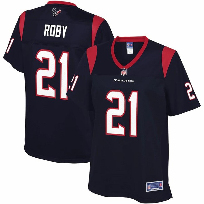 Bradley Roby Houston Texans Nfl Pro Line Womens Primary Player Jersey - Navy