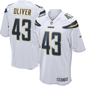 Branden Oliver Los Angeles Chargers Nike Game Jersey - White