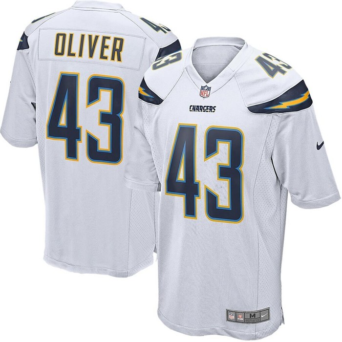 Branden Oliver Los Angeles Chargers Nike Game Jersey - White