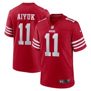 Brandon Aiyuk San Francisco 49ers Team Player Game Jersey Scarlet Nfl - Cocomos