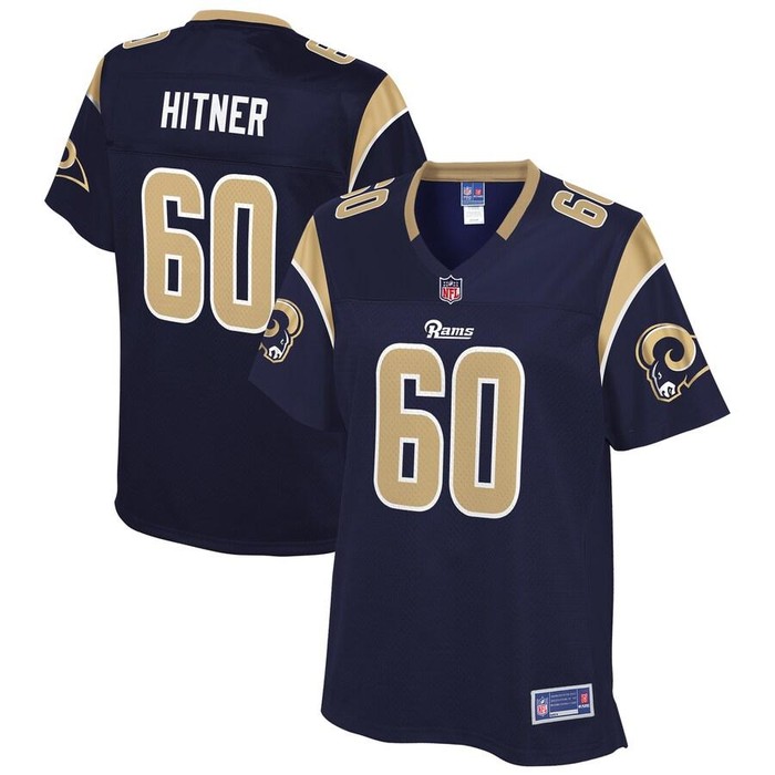 Brandon Hitner Los Angeles Rams Nfl Pro Line Womens Team Player Jersey - Navy