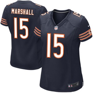 Brandon Marshall Chicago Bears Nike Womens Game Jersey - Navy Blue