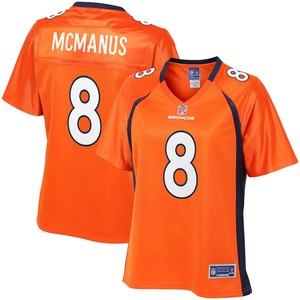 Brandon Mcmanus Denver Broncos Nfl Pro Line Womens Team Color Player Jersey - Orange